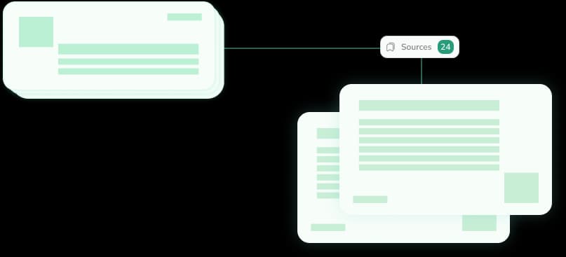 AI-powered idea generation and data sources